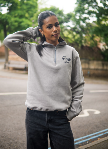 Essential Quarter Zip - Grey